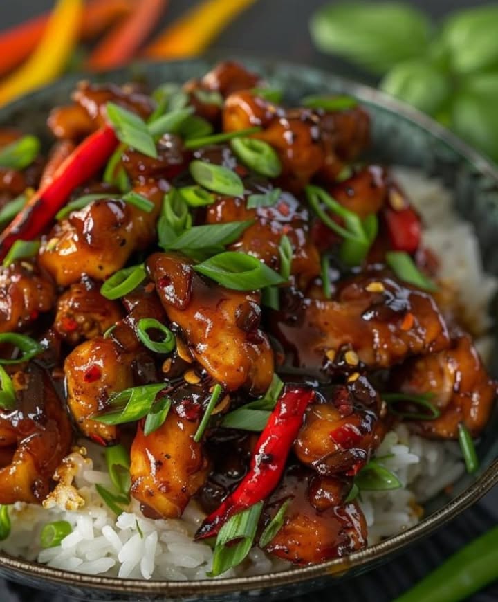 Schokoladenhühnchen Thai