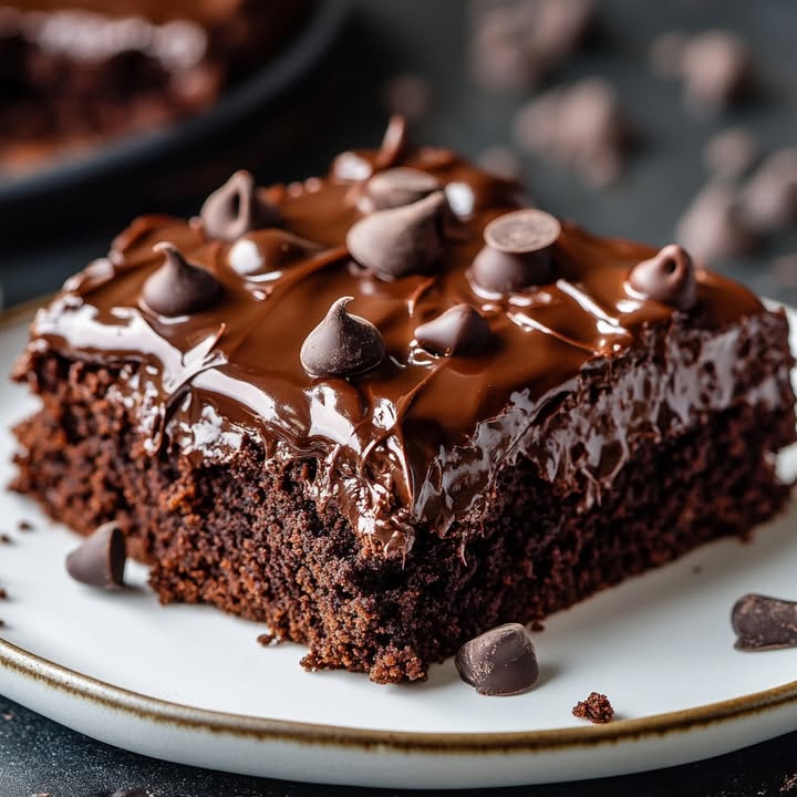 Schokoladenüberdosis Kuchen