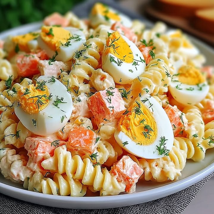 Surimi-Ei-Pastasalat