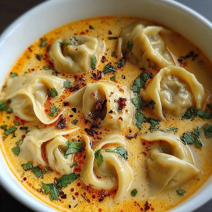 Thai-Curry-Suppe Ravioli