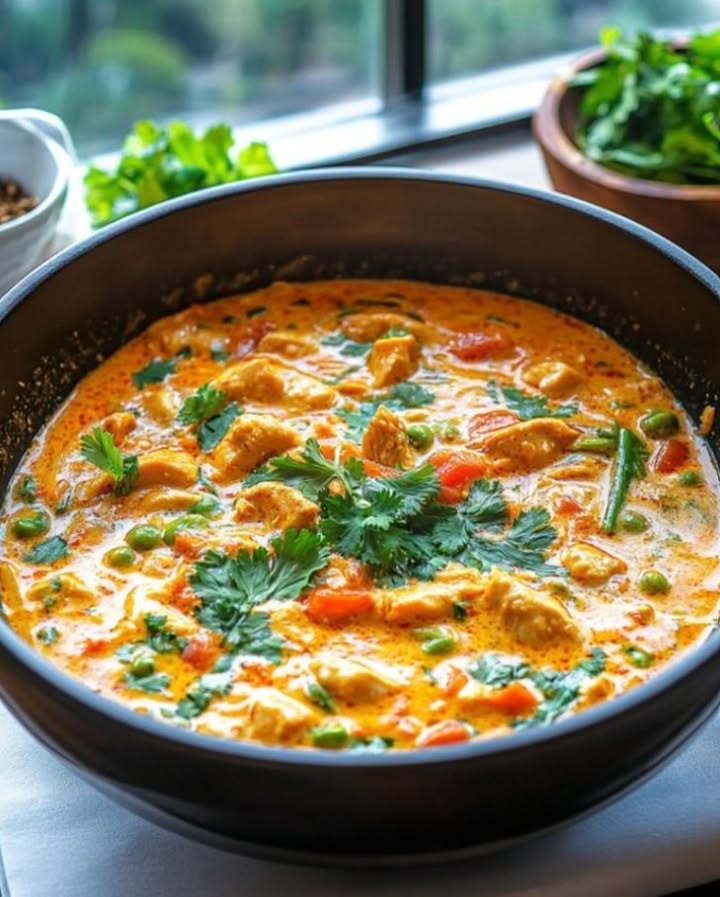 Thai Kokos-Curry-Hühnchen