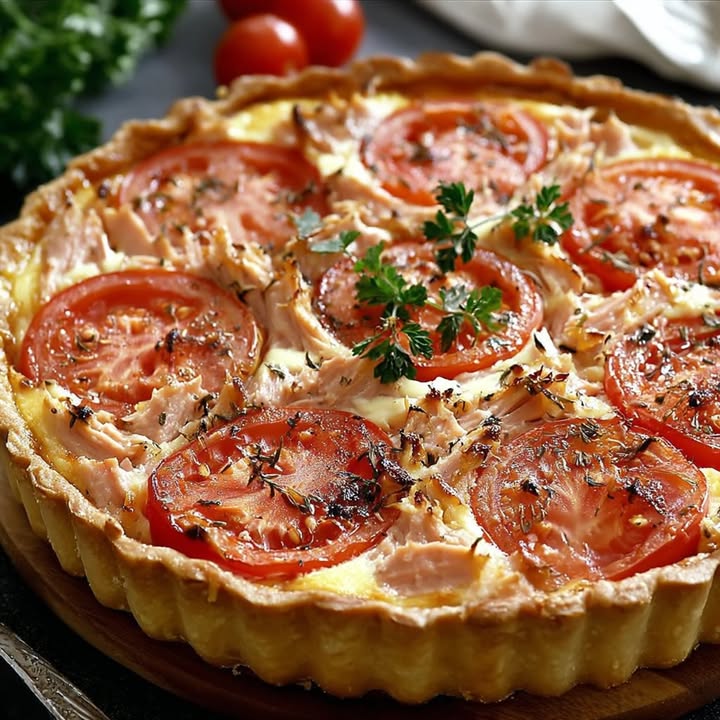 Thunfisch-Tomaten-Tarte
