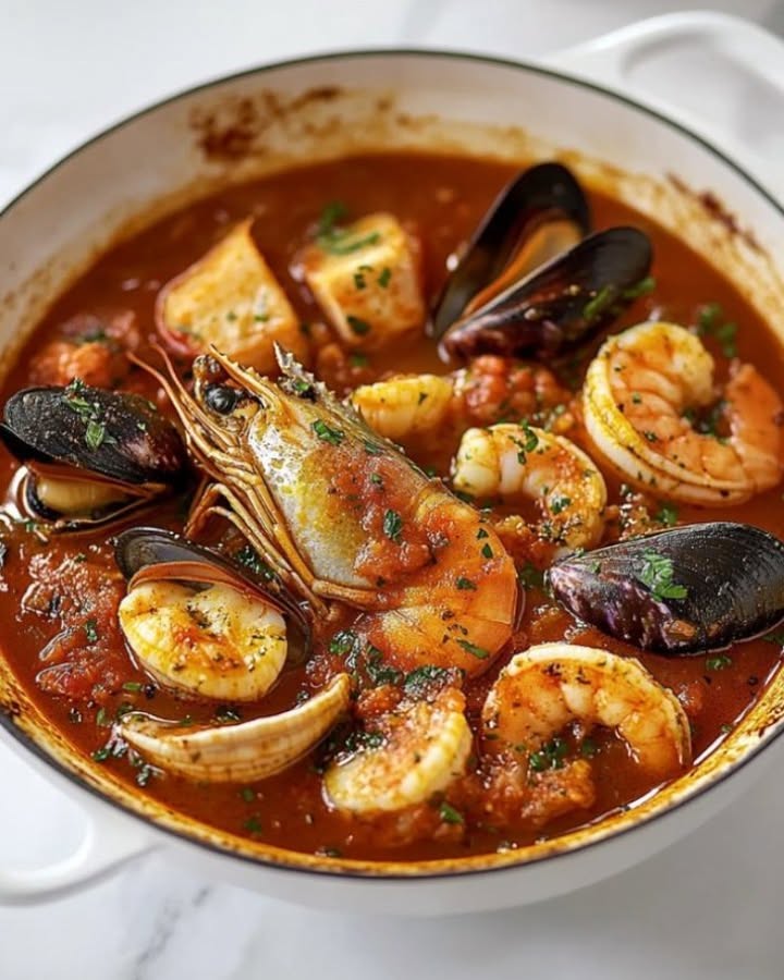 Toskanisches Meeresfrüchte-Ragout