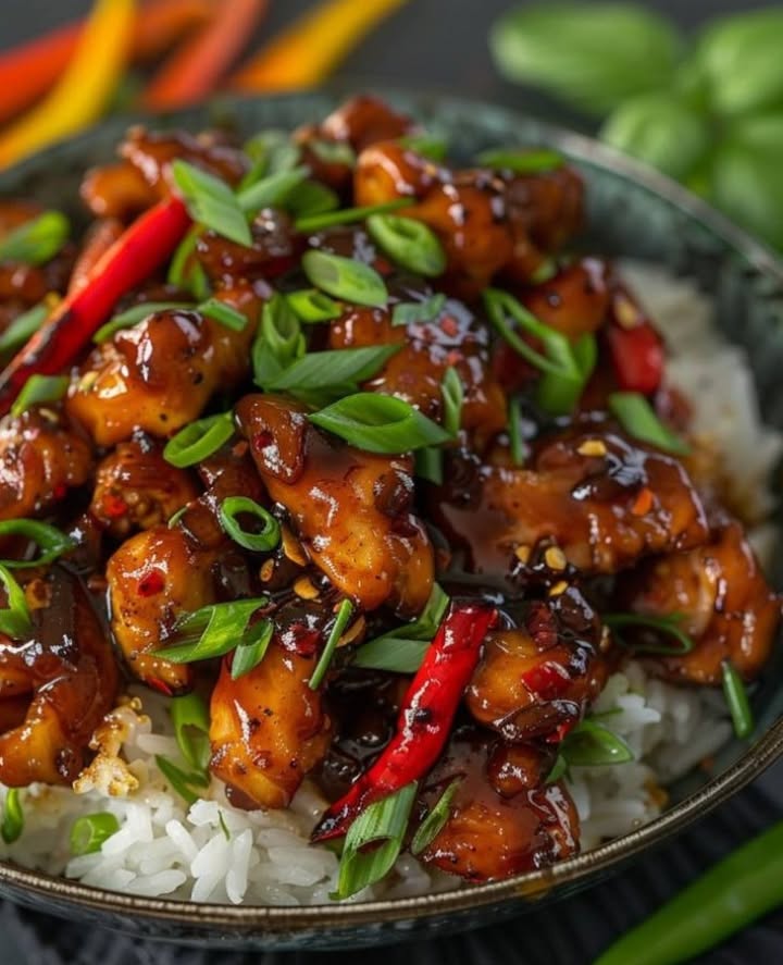 Würziges Hähnchen-Caramel