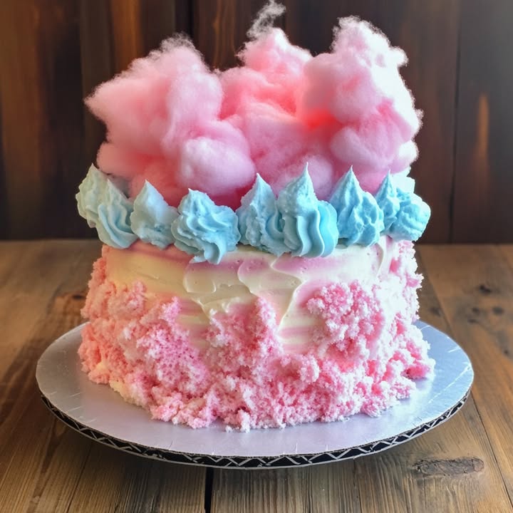 Zuckerwatte Kuchen