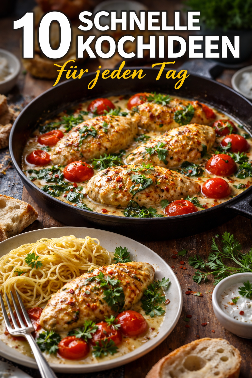 10 Schnelle Kochideen für jeden Tag