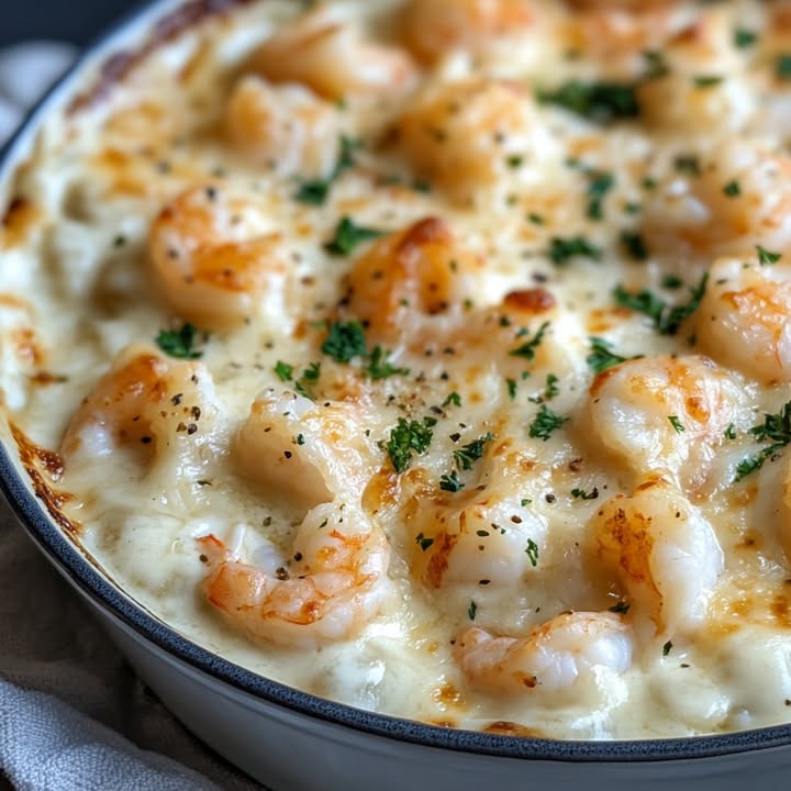 30-Minuten Garnelen Alfredo