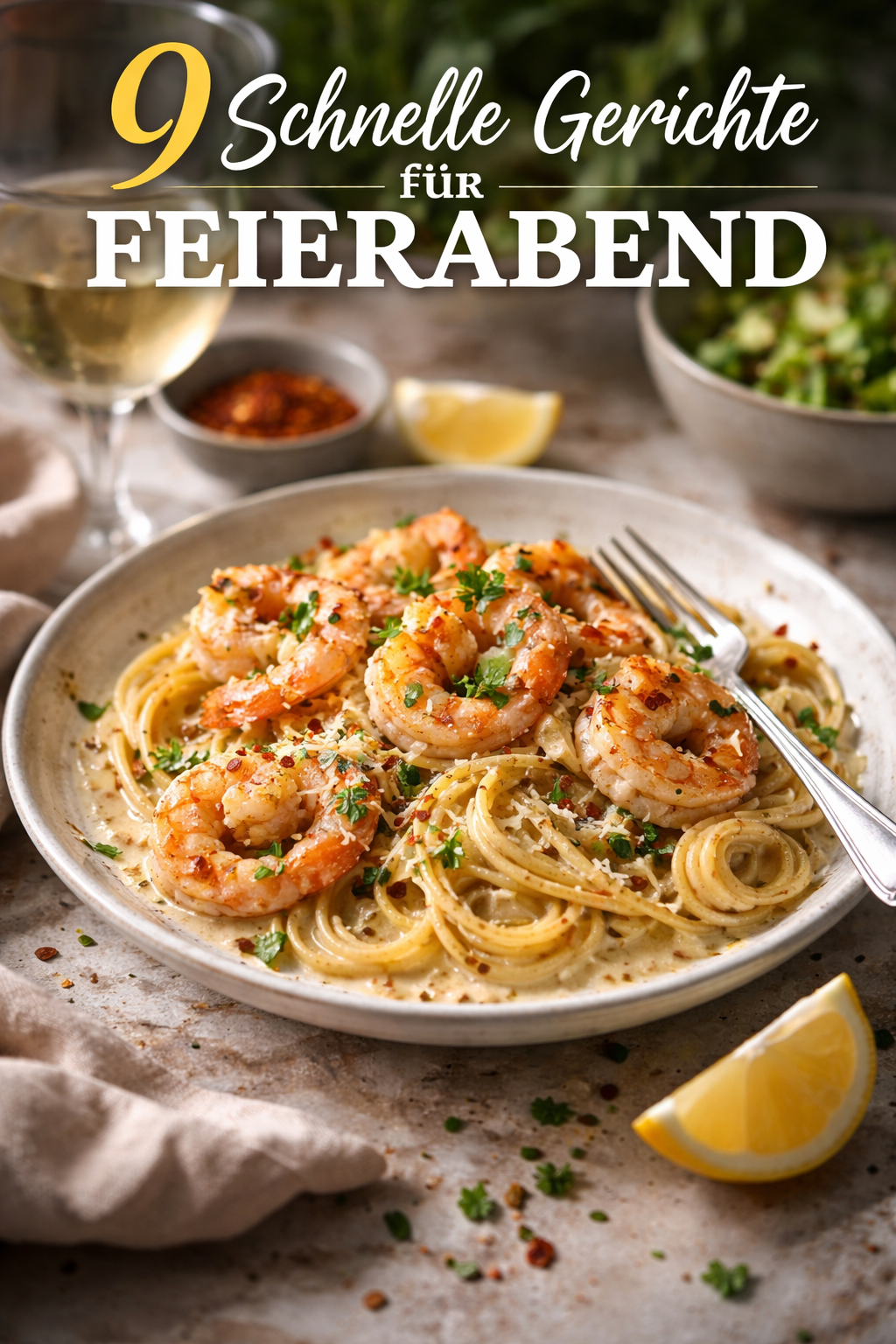 9 Schnelle Gerichte für Feierabend