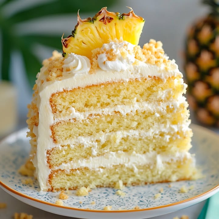 Ananas Paradies Kuchen