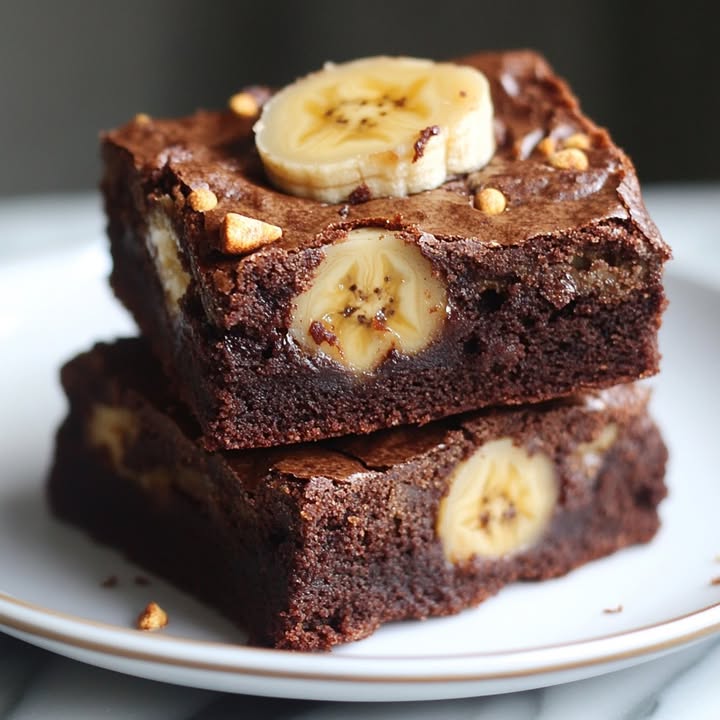 Bananenbrot Brownies