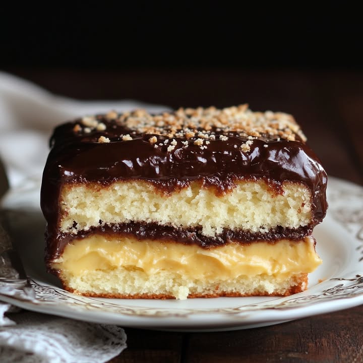 Boston Cream Kuchen