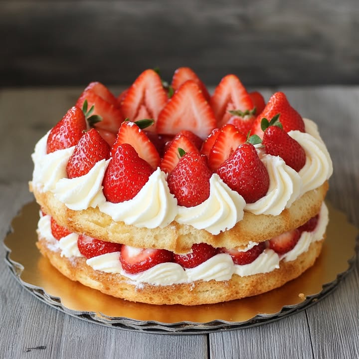 Erdbeer Eclair Kuchen