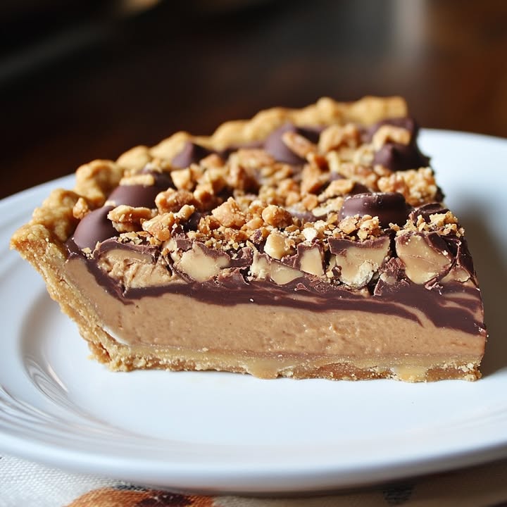 Erdnussbutter Schokoladen Crunchtorte