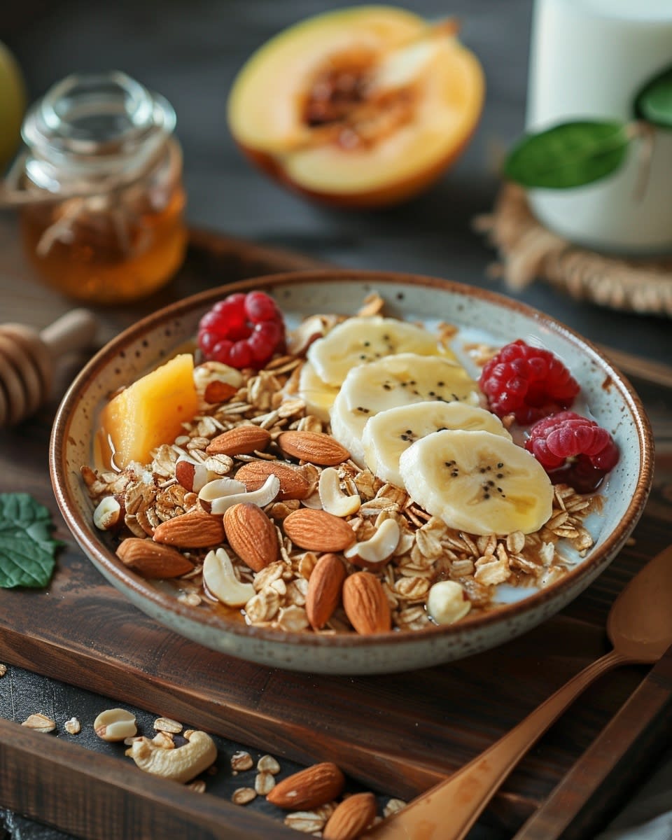 Gesundes Bircher-Müsli Bowl