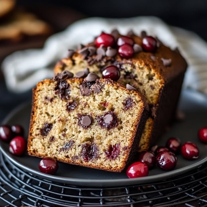 Kirschen Schokolade Bananenbrot