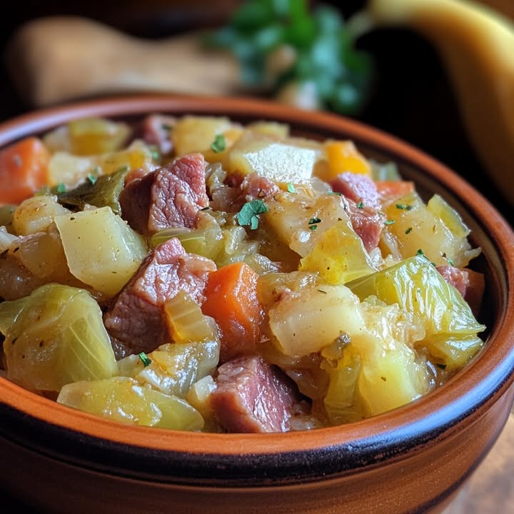 Köstliches Rindfleisch Kohl