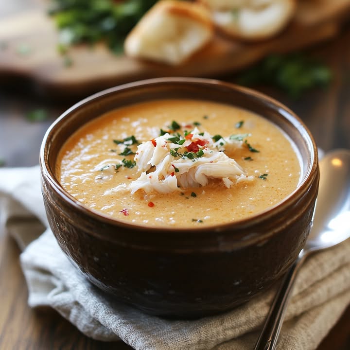 Krabbencremesuppe Deluxe