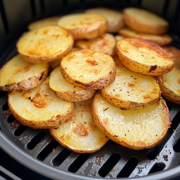Luftfritteuse Kartoffelscheiben