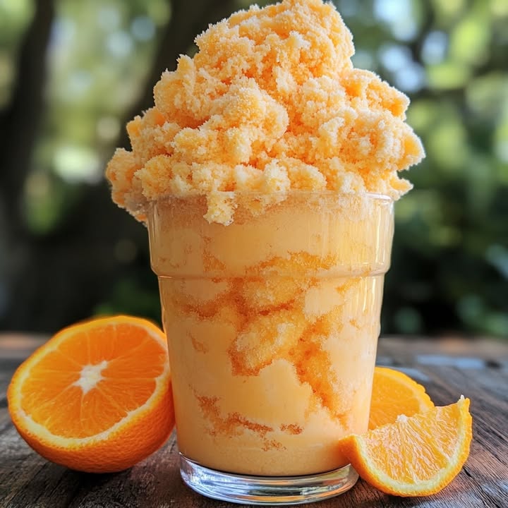 Orangencreme Fluff Salat
