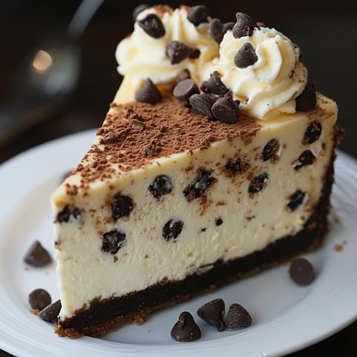 Schokoladenkeksteig Käsekuchen