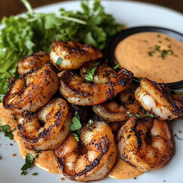 Schwarze Garnelen Genuss