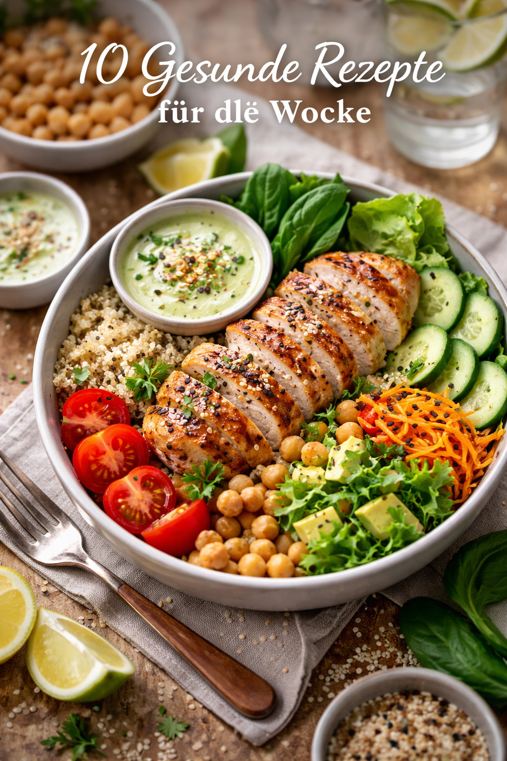 10 Gesunde Rezepte für die Woche