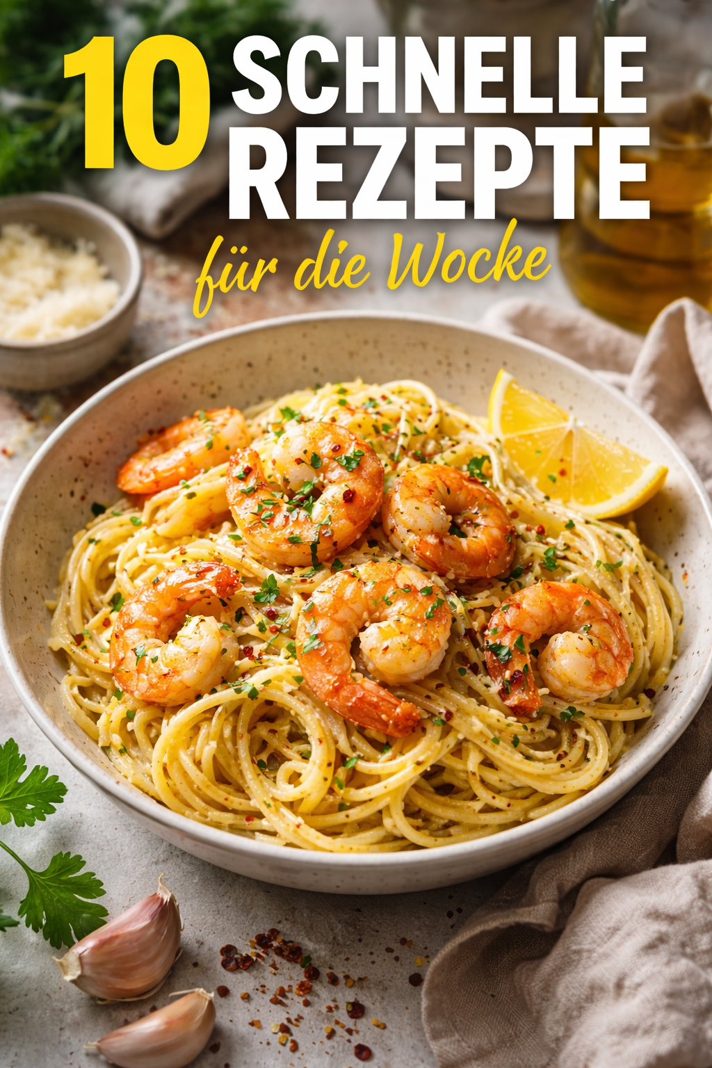 10 Schnelle Rezepte für die Woche