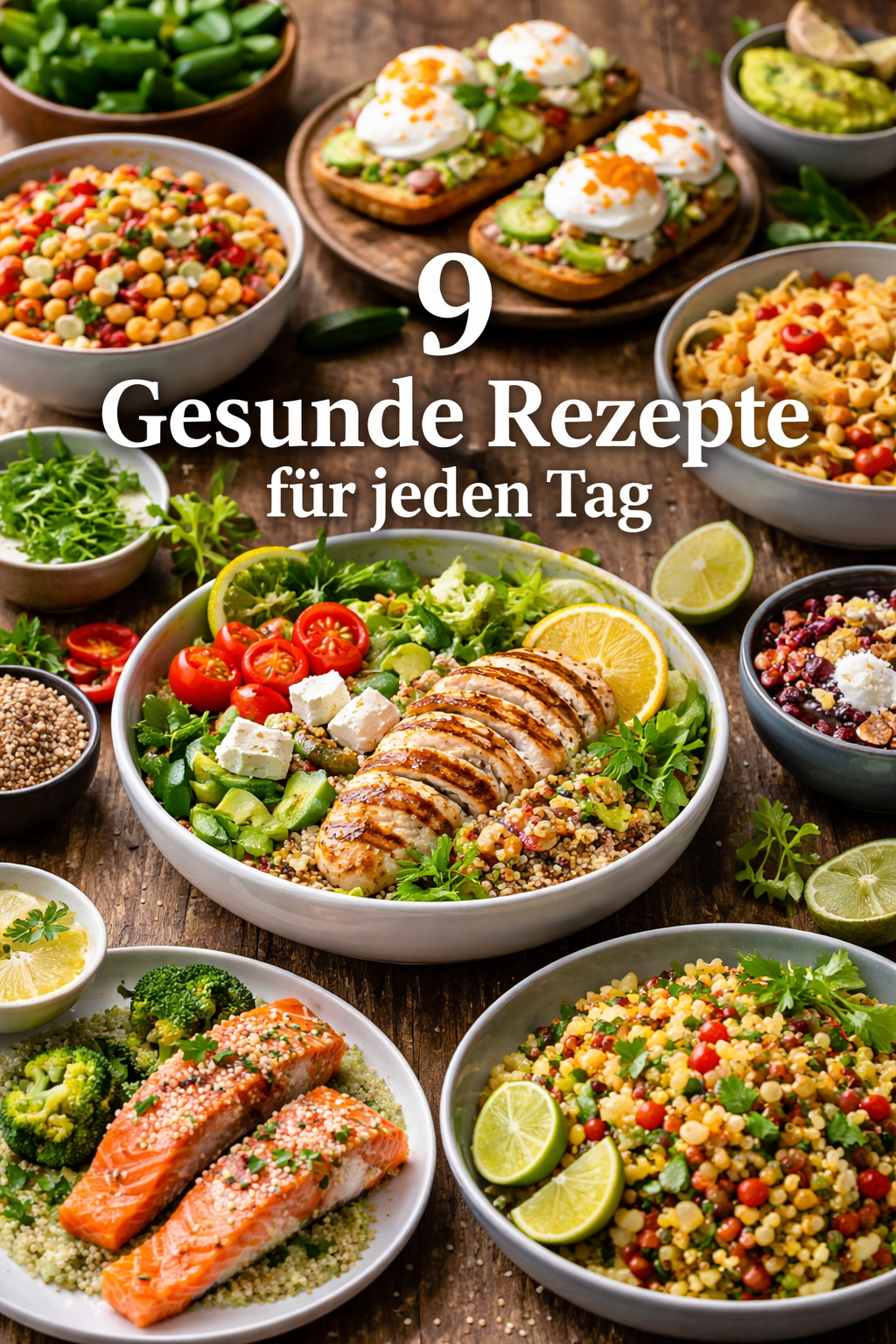 9 Gesunde Rezepte für jeden Tag