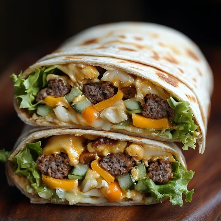 Big Mac Wraps Rezept