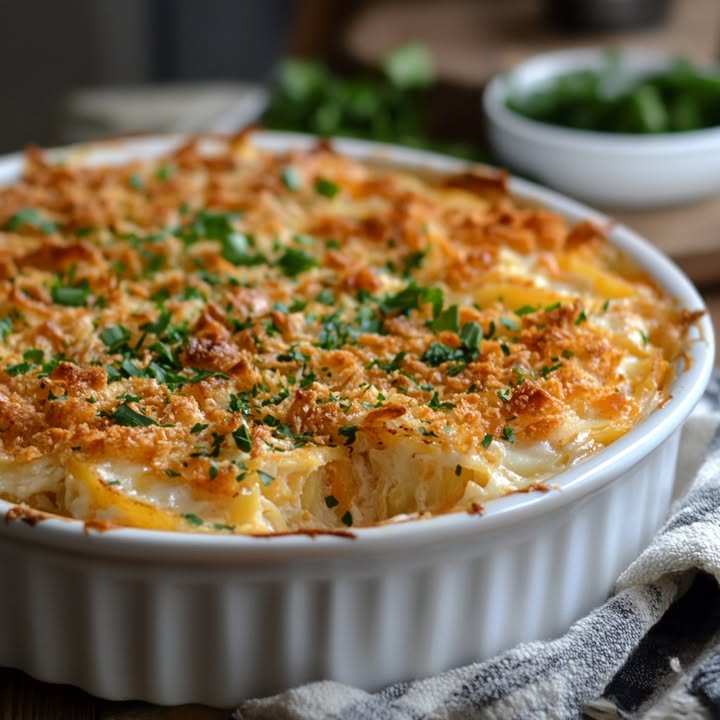 Hashbrown Hühnchen Auflauf