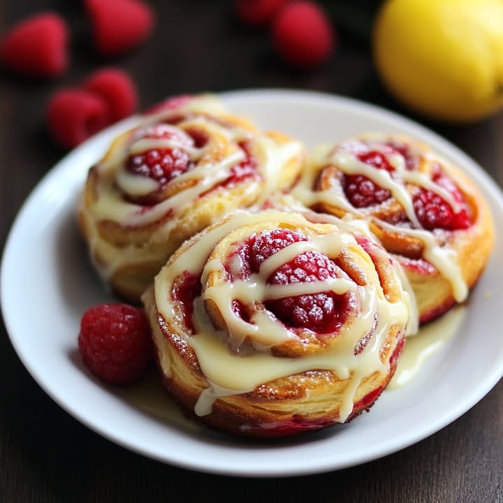 Himbeer Zimt Brötchen
