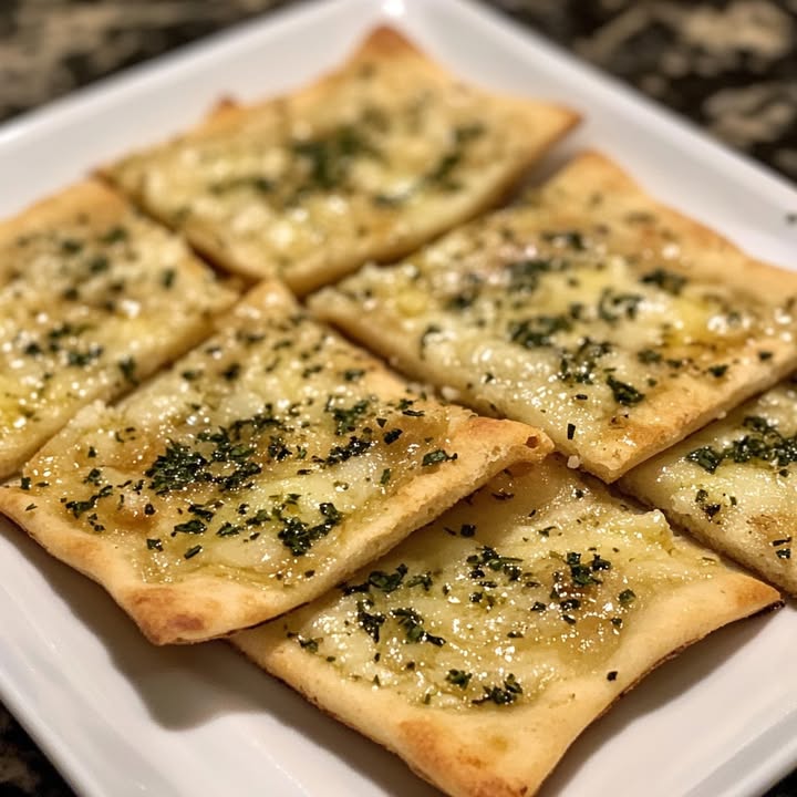 Knoblauch Butter Fladenbrot