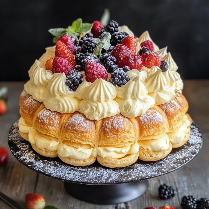 Kremeschnitte Kuchen