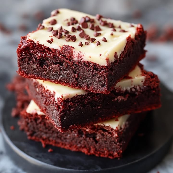 Rote Samt Brownies