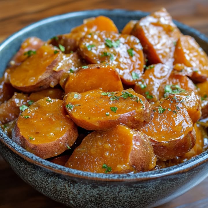 Süßkartoffeln mit Karamell